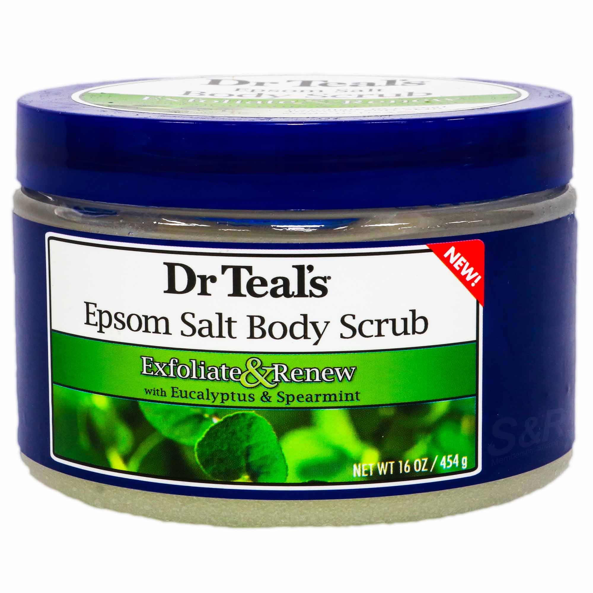 Dr. Teal's Exfoliate and Renew Epsom Salt Body Scrub 454g